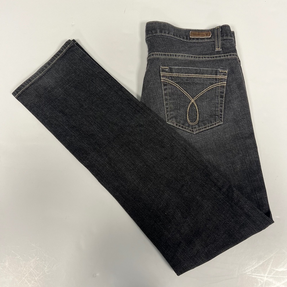 Calvin Klein Jeans Stretch Skinny Black Wash Denim Jeans Women's Size 8